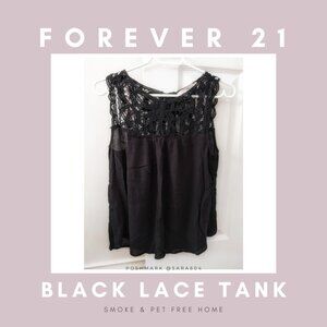 Black Tank with Lace - 5 Tops for $40